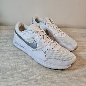 Nike Air Max White Minimalist Normcore Walking Running Training Sneakers Sz 9.5